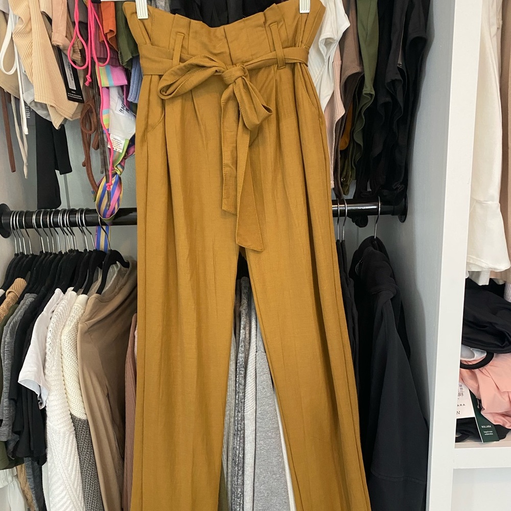 Mustard Pants